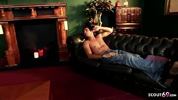 Sexy maid Sabrina Sweet's latex dress ripped in deep MMF assfuck threesome