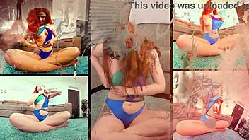 scarlett mae laughs kisses sucks and licks with neighbor babe