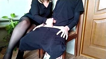 Imagine risking it all for juicy mature milf's hairy pussy and squirting fun 😏💦