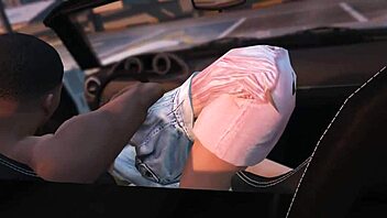 franklin hooks steamy prostitute ride in gta