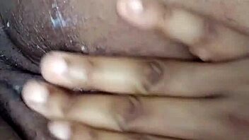 creamy black bbw pussy massage creampie solo orgasm messy