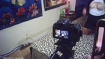 hey asian babe wanna suck this italian pound machine dick backstage?