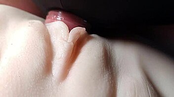 fucking her shaved pussy feels tight and incredible up close