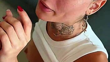 brunette latina nasty deepthroat pov swallows every drop