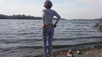 i drag this slut to the river for balls-deep sucking till i flood her mouth