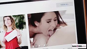 i'm gonna teach you squirting with my petite lesbian tongue on your pussy