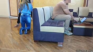 i fuck hot married asian wife while hubby works laptop