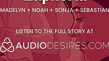 Hubby watches as I get double penetrated and creampied at swingers club orgy