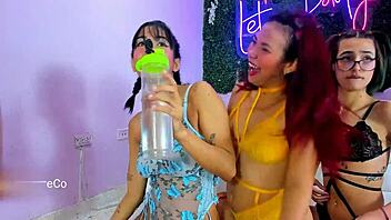 Latinas Deliver the Sloppiest Deepthroat Blowjobs Ever!