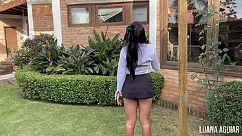 naughty schoolgirl sneaks hardcore orgasm fun between classes