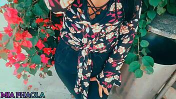 Petite Latina Milf Fucks for Cash in Wild Street Cowgirl Creampie