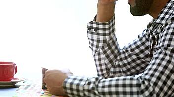 that sexy brazilian latina tattooed beauty seduces me hard while studying together