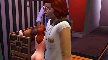 horny redhead teen dances wild then fucks black boss at club 🎉🍆