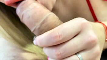 parents distracted me while i deepthroated his huge cock closeup!