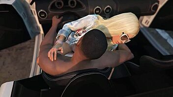 franklin hooks steamy prostitute ride in gta