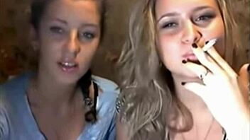 wanna watch these cigarette smoking cam girls tease