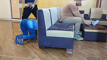 i fuck hot married asian wife while hubby works laptop