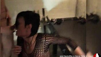 Short-Haired Sanya Fucked Dominated Nutted in Dirty Jail Cell