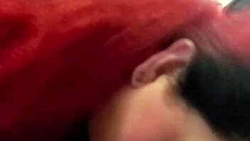 Shemale deepthroats daddy's cock swallows hot cum load