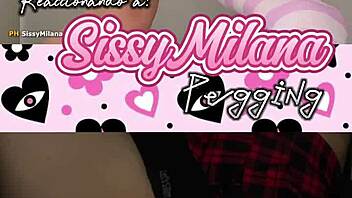 watching sissymilena peg and dominate astarioth hard