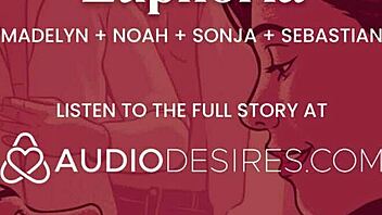 Hubby watches as I get double penetrated and creampied at swingers club orgy