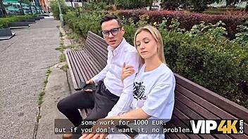 hey boyfriend, watch this cute blonde czech pussy get cash-fucked?