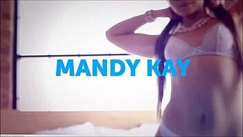 sweet cute thing rips clothes in hot striptease