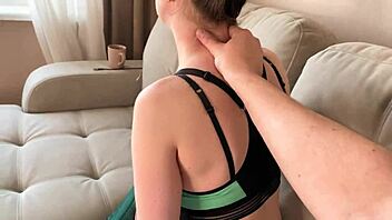 Massage for friend's mom turns into hardcore russian sex