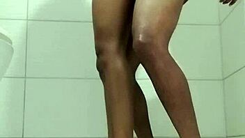 brazilian couple amateur bath fuck before work