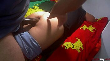 imagine that huge black toy stretching her ass perfectly!