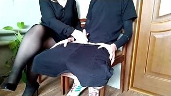 Imagine risking it all for juicy mature milf's hairy pussy and squirting fun 😏💦