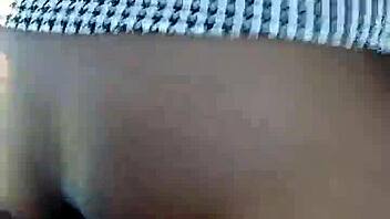 ebony beauty cums hairy in outdoor bushes