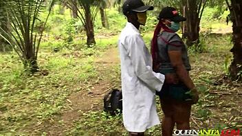 Local doctor bush fucks hairy Indian pussy queen Anita deep doggystyle