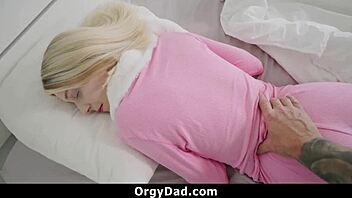 Stepdaddy shows teen plenty of fuck ways orgy