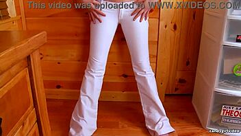 addie juniper flaunts tight pussy in sexy thong lingerie closeup