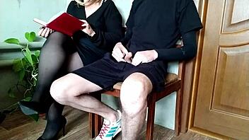 Imagine risking it all for juicy mature milf's hairy pussy and squirting fun 😏💦