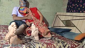 hot indian couple homemade sex shaking ass in bathroom steamy