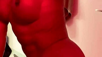 shemale bya lessa explodes cumshot bareback toy play