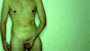 Amateur solo masturbation blasts massive cum explosion!