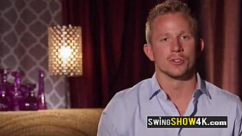 Naughty swinger orgy mixes love and messy sex 🔥👯