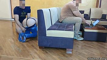 i fuck hot married asian wife while hubby works laptop