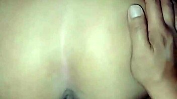 sexy latina nerd in lingerie teases muscular body homemade