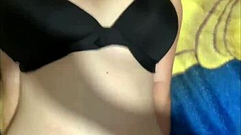 Pregnant Hottie Teases Bouncing Big Tits