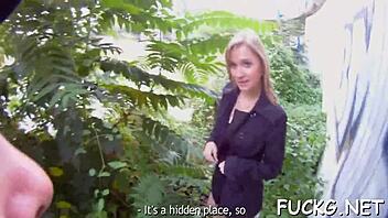 spy glasses guy pounds teen's wet fur pie hard