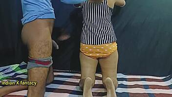 sautelee bhabhee sucks bhaiya's lund till satisfied