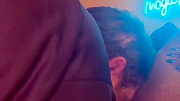 Ebony amateur screams as pussy gets licked and fucked hard!