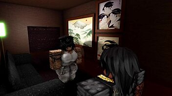 roblox russian slut roughly used after party big black cock pounding