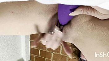 Amateur Mexican Latina Masturbates Ass with Dildo Passionately