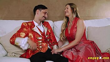 My shaved blonde bombshell deepthroats cock licks and fucks hard