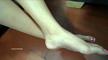 watching tv then i make her deepthroat my throbbing cock!